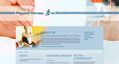 Desktop Screenshot of physicaltherapyone.com